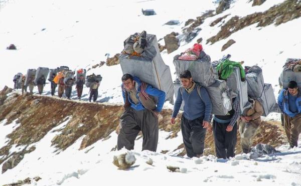 تداوم بارش ها تا دو روز آینده در کردستان، کولبران جان را تداوم بارش ها تا دو روز آینده در کردستان، کولبران جان را فدای نان نکنند